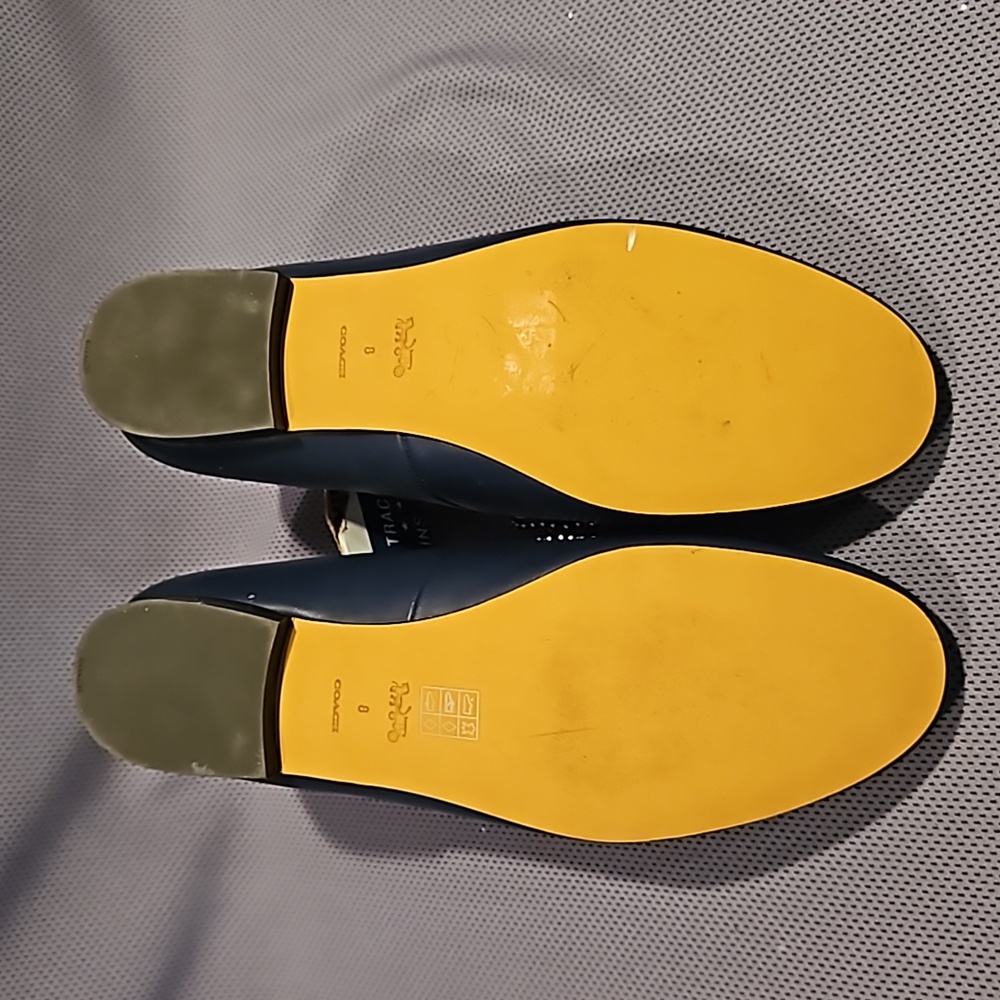 Coach Blue Leather G4279 Slip On Loafers - Picture 7 of 9